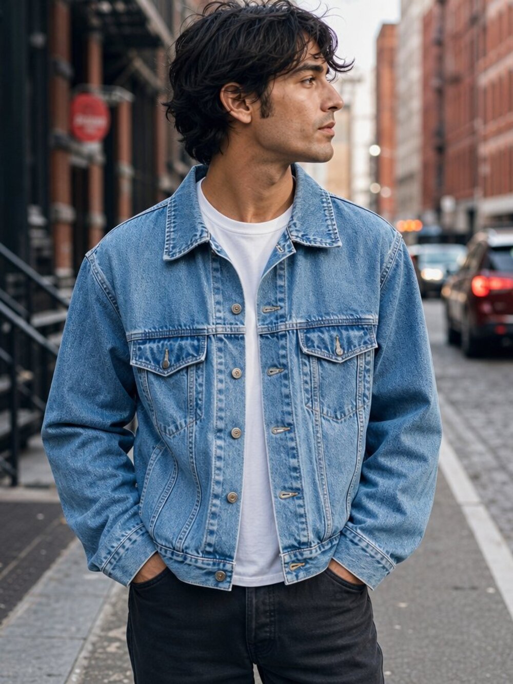 Wrangler Light-Medium Blue Denim Jacket